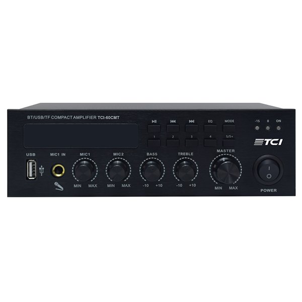 TCI-60CMT MIXER AMP 60W BT/USB/FM